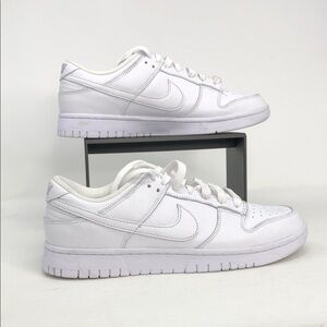 Nike Dunk Low ID By You Triple White Mens Sneakers - Size 9 No Box
